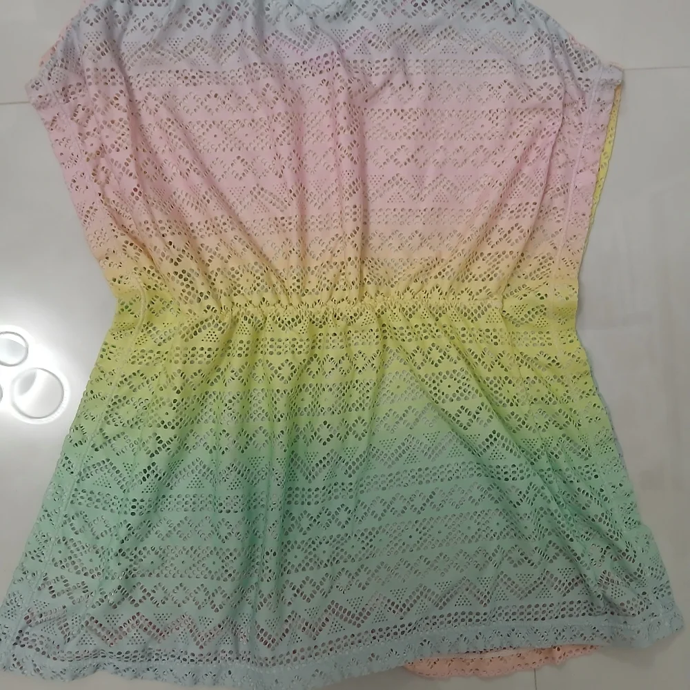 Place Multicolor Lace Kids Dress